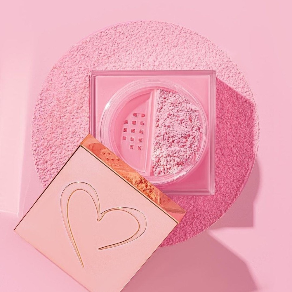 Beauty Creations Pink Heart Loose Powder